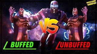 МАГНЕТТО BUFFED VS. UNBUFFED | 6 STAR 3 RANK GAMEPLAY | MARVEL БИТВА ЧЕМПИОНОВ  | MCOC | MBCH