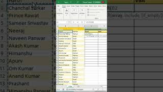 Automating Data Filtering in Excel using the Filter Function.  #DataLearning,Filter in Excel
