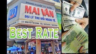 BEST CURRENCY EXCHANGE RATE in VIETNAM next to BEN THANH MARKET USD-VND