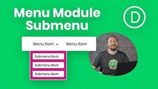 How To Style and Customize The Divi Menu Module Dropdown Submenu