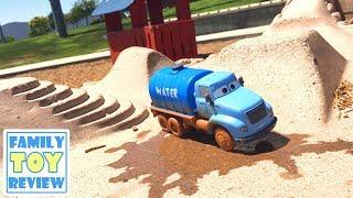 Disney Cars 3 Toys MR DRIPPY Crazy 8 Crashers THUNDER HOLLOW Family FUN PLAYTIME on the PLAYGROUND