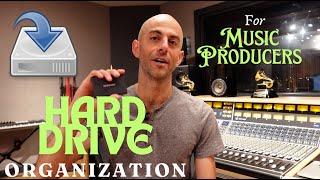 Organizing your Hard Drives for MUSIC PRODUCERS | My 4 Hard Drive Method