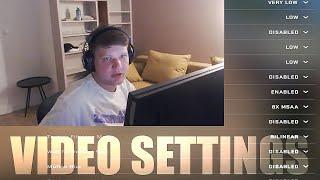 s1mple csgo Video Settings 2023