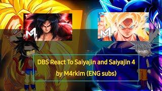 DBS react to Saiyajin and Saiyajin 4 (Credited to @M4rkim / GCRV)