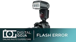 Flash Not Working: Incompatible Flash or Flash Power is Turned Off Message | Video