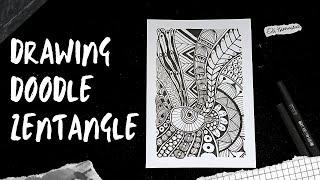 Zentangle Art | Doodle Art | Drawing For Beginners