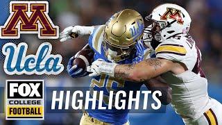 Minnesota Golden Gophers vs. UCLA Bruins Highlights | FOX College Football