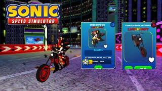 UNLOCKING BIKER SHADOW AND NEW FEARLESS DARK RIDER! (Sonic Speed Simulator)