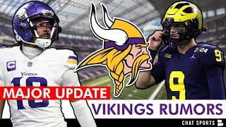 MAJOR Justin Jefferson Contract News + NFL Insider Says J.J. McCarthy Will Sit Year 1 For Vikings