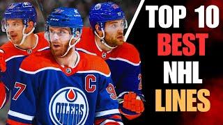 Ranking The Top 10 LINES In The NHL | 2024/25 Season