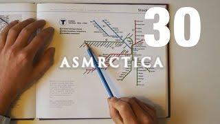 ASMR Metro Map of Stockholm - Soft spoken Geography Show and Tell