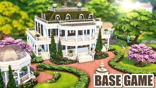 BASE GAME COLONIAL MANSION ||  || The Sims 4  Speed Build - NO CC