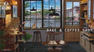 Bakery & Coffee Shop Ambience  Swiss Cafe Sounds, Cafe Jazz Music - Relaxation, Study Music ASMR