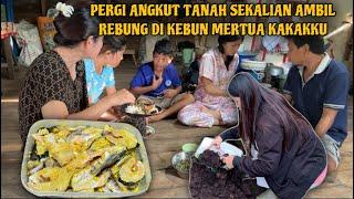 GORENG IKAN GABUS HASIL MANCING DAN ANGKUT TANAH BUAT TANAMAN SAYUR DIRUMAH