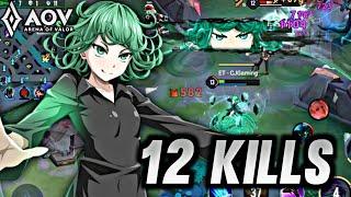 AoV : KRIXI TATSUMAKI GAMEPLAY | 12 KILLS - ARENA OF VALOR