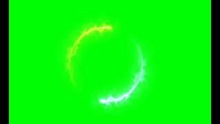 Green Screen Neon circle