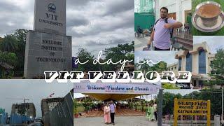 Vlog 3 - I visited VIT Vellore | VIT vellore campus tour | freshers' hostel experience