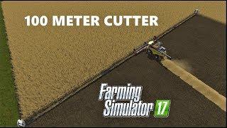 Farming Simulator 17 | +100 METER CUTTER & 45000  KILOS WHEAT HARVESTING & €54000 INCOME