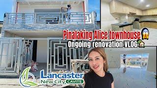 Pinalaki!  Ongoing Home Improvement Alice Townhouse at Lancaster New City Cavite - Agent Selah