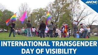 LGBTQ youth, allies march in Mooresville for International Transgender Day of Visibility