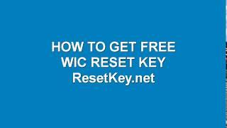 How to get free wic reset key -  Reset Epson Printer