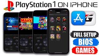 PlayStation 1 on iOS : Gamma Emulator Setup | BIOS & Games !