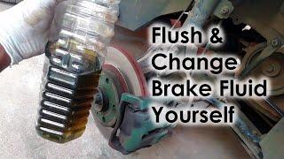 How to flush and bleed brake fluid in your car | Step by Step Quide.