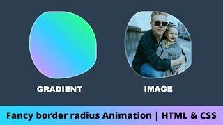 Easy fancy border radius animation HTML and CSS Tutorial