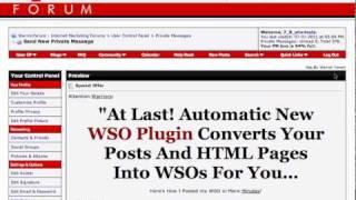 Instant WSO Formatter .com (Warrior Forum Plugin)