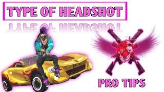 TYPE OF HEADSHOT IN FREE FIRE 100% WORK CPG (CENTER POINT GAMER)