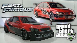 GTA 5: Sean's 'Tokyo Drift' Mitsubishi Evolution - Karin Sultan RS REPLICA BUILD!