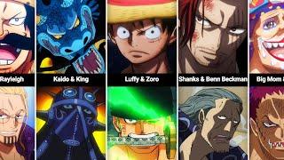 One Piece Characters and their Right-Hand Commanders