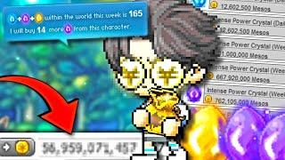 How Much Money Can an END GAME Player Make Per Week in Maplestory???