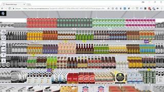 2D Virtual Shopping - Shelf Test