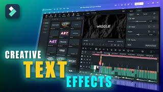Add Magic to Your Videos with Creative Text Effects in Filmora!