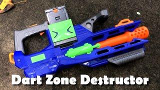 Honest Review: The Dart Zone Destructor (Full length hopper action)