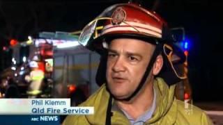 Fire engulfs historic shop in Brisbane