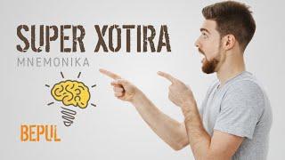 "Super xotira" (mnemonika) bepul dars