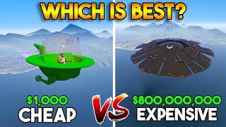 GTA 5 ONLINE : CHEAP UFO VS EXPENSIVE UFO (WHICH IS BEST?)