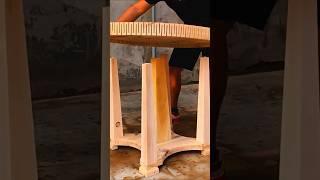 Crafting Artistic Table with Inventive Woodworking | Amazing Woodworking Techniques #shorts #diy