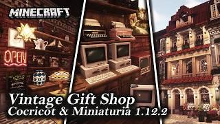 Adding an Antique Gift Shop to my Town!┊Minecraft with Cocricot Miniaturia Mods