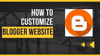 how to change header logo mobile logo headers ads of blogger website | blogger customization 2022