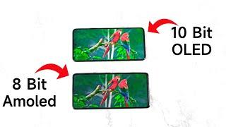 10 Bit OLED vs 8 Bit Amoled Display Comparison which is Best Can you Spot the difference