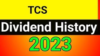 TCS share Dividend history | tcs dividend 2023 | tcs dividend | tcs dividend date