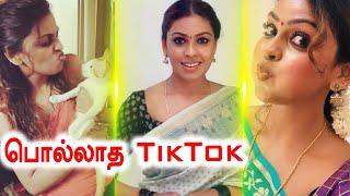 Psycho Actress Srinika Shocking tiktok | Young Actress Padmaja passed Away - Filmibeat Tamil