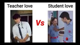 Teacher Love story vs students love story #loveshort #virl #xxxx