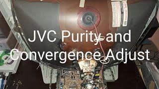 JVC I'Art CRT TV Purity Correction and Convergence Adjust