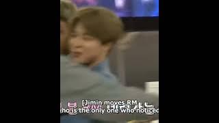 jimin moved rm jungkook is cracked shock 