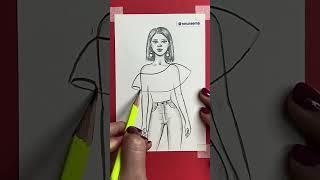 Let's make a cool blouse! ️ #nnursema #drawing #pencil #arttutorial