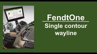 FendtOne - Single contour wayline